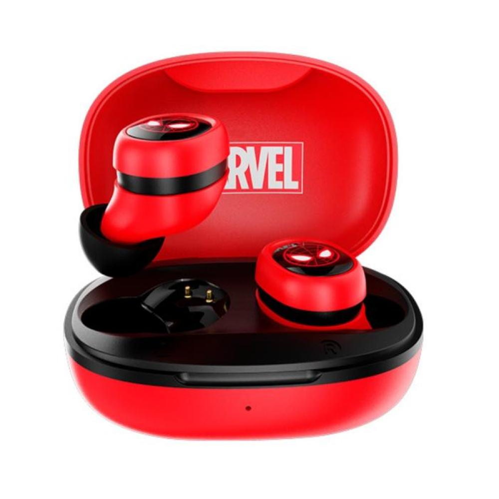 Audífonos Xtech TWS Con Estuche De Carga Portátil Spider – Man (Rojo)