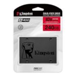 Kingston 240GB A400 SATA 3 2.5 Internal SSD SA400S37/240G - HDD Replacement for Increase Performance - Capacidad 240GB