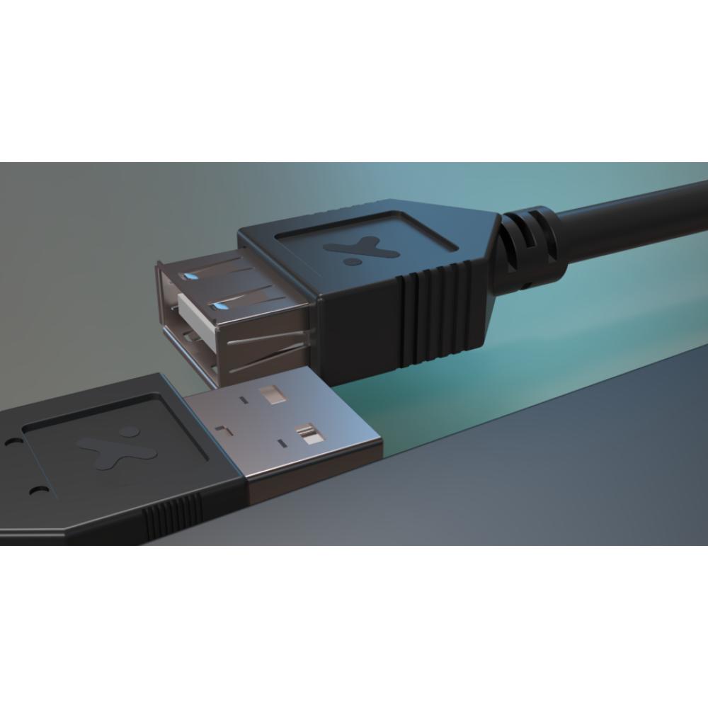 Cable USB 2.0 macho A a hembra A (1,8m) - Imagen 4