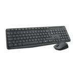 Dúo inalámbrico de teclado multimedia en español y mouse