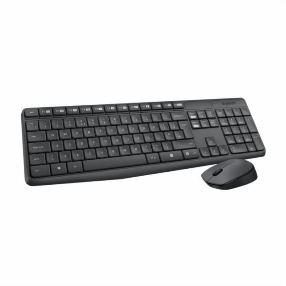Dúo inalámbrico de teclado multimedia en español y mouse