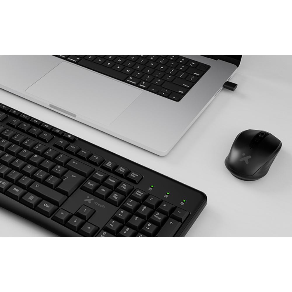 Dúo inalámbrico de teclado multimedia en español y mouse - Imagen 2