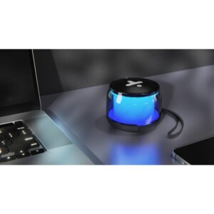 Altavoz Xtech Halen BT 3W TWS con luces LED – Negro XTS-603