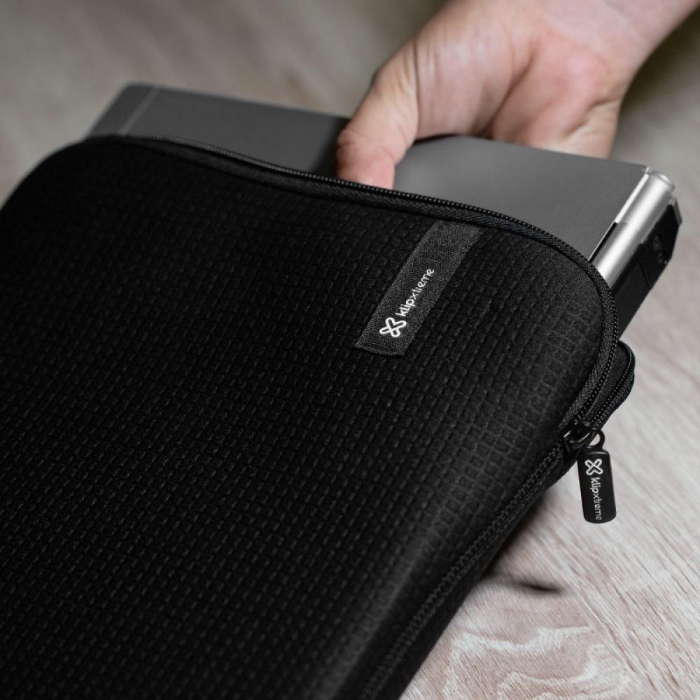 Funda KlipX 14.1 Texturized Laptop Sleeve KNS-310B up to 14.1 Black - Imagen 2