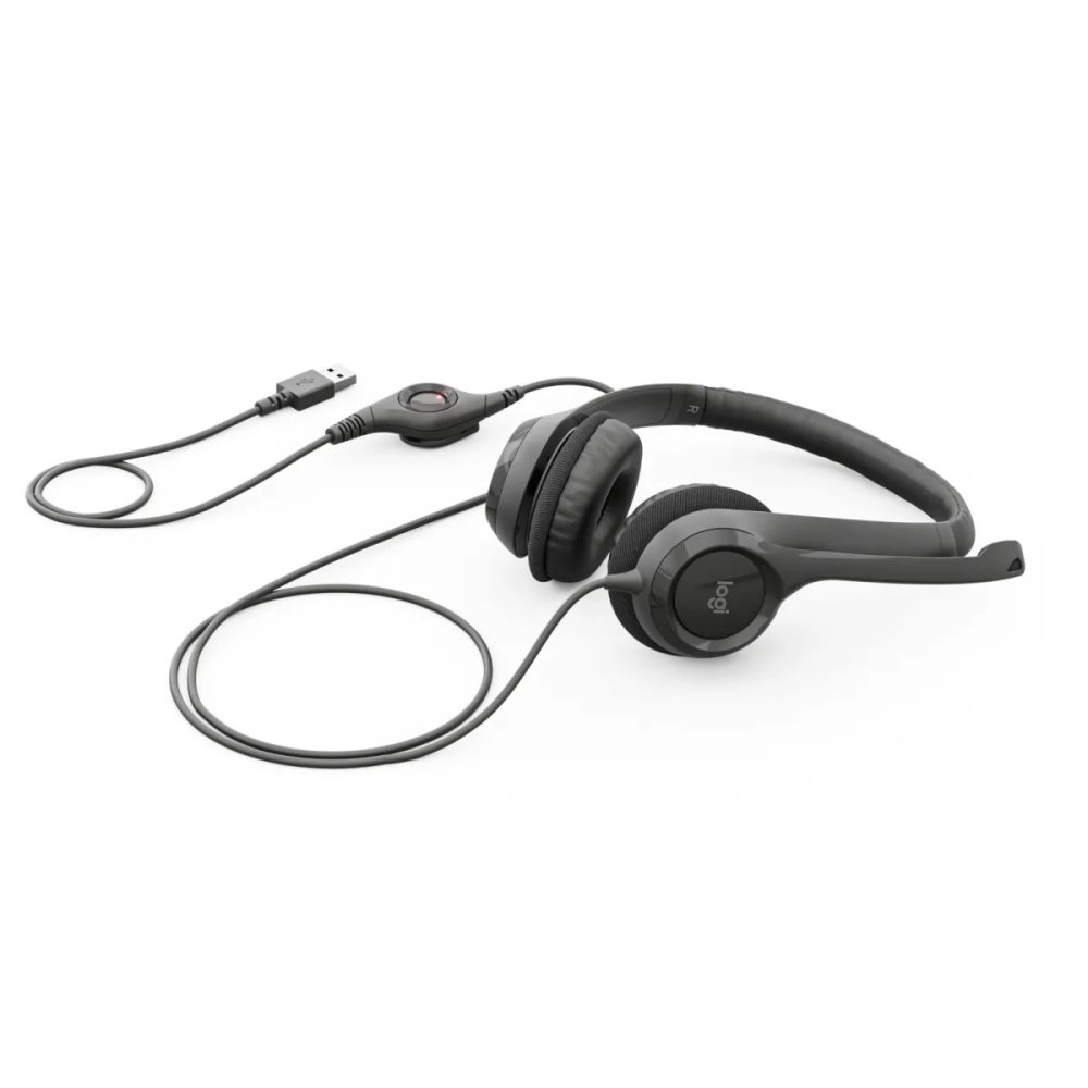 Auriculares Logitech H390 USB con Micrófono de Cancelación de Ruido