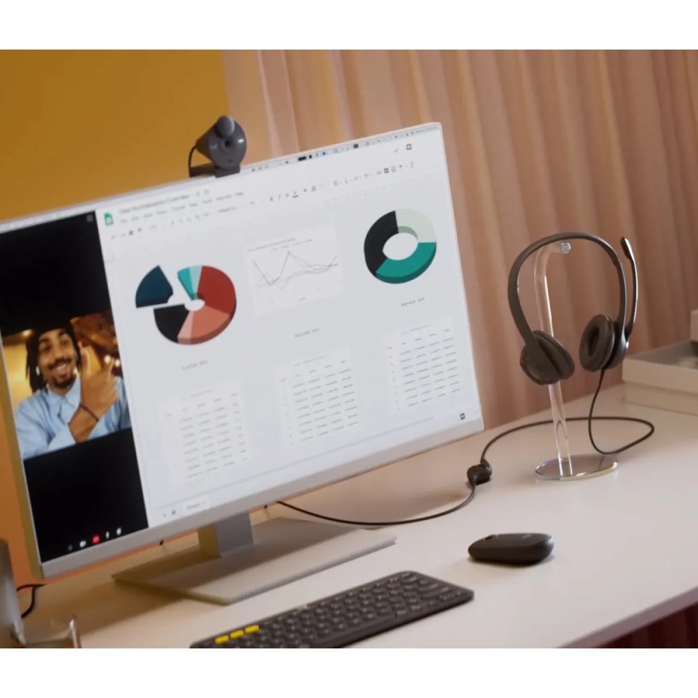 Auriculares Logitech H390 USB con Micrófono de Cancelación de Ruido - Imagen 7