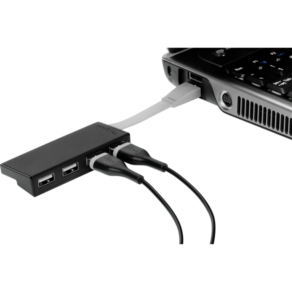 Targus Hub USB 2.0 de 4 Puertos - Expansión Compacta y Portátil - Imagen 2