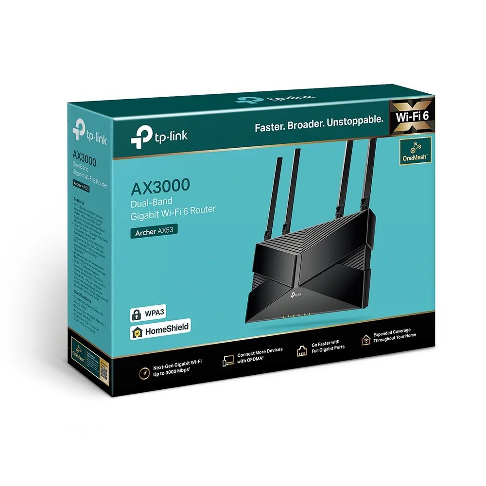 Router TP-Link Archer AX53 Gigabit Wi-Fi 6 AX3000 de Doble Banda - Imagen 4