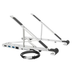 Targus Soporte Ergonómico y Estación de Acoplamiento USB-C 4K para Laptop - AWU100005GL