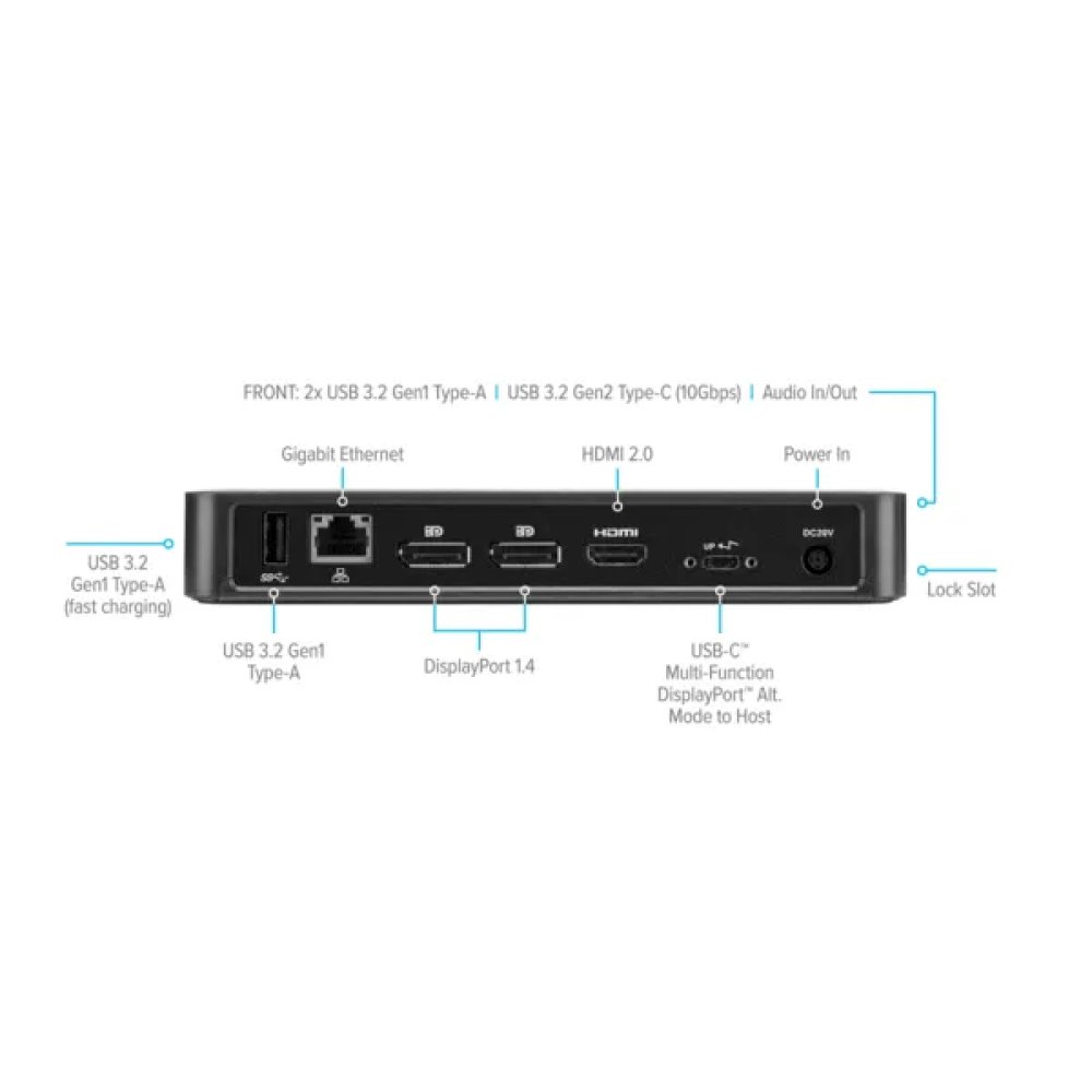 Estación de Acoplamiento Targus USB-C Universal DV4K (DOCK430USZ) - Imagen 3
