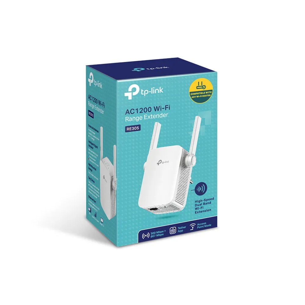 Repetidor de Red Wi-Fi de Doble Banda TP-Link RE305 AC1200 - Imagen 3